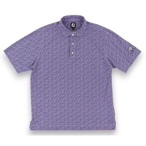 FootJoy Confetti Print Polo Shirt Mens XL Multicolor Golf Colbert Hills GC